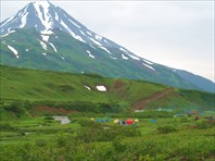 Камчатка. Лагерь между Горелым и Мутновским